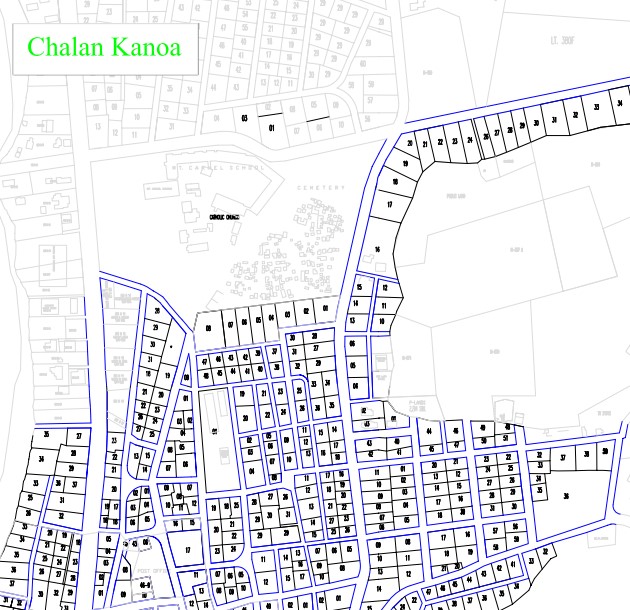 Chalan Kanoa Saipan Village Maps